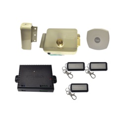 YALE-ASSA ABLOY 89373 Kit Cerradura Electrica 321DC Derecha y Hub para Apertura a traves de SmartPhone compatible con Yale CONNECT