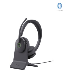 YEALINK BH74-WITH-STAND-TEAMS-USB-C/A Diadema Bluetooth Yealink BH74 con Cancelacion Activa de Ruido Hibrida Base de Carga y Tecnologia Acoustic Shield 3.0.