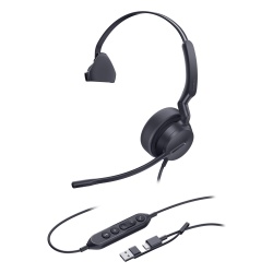 YEALINK UH42-MONO-UC-USB-C/A Diadema Alambrica Yealink UH42 Mono UC con Audio HD y Conectividad USB-C/A