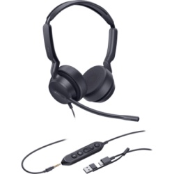YEALINK UH42-SE-DUAL-USB-C/A Audífonos Yealink UH42 SE Dual USB C/A con Cancelación de Ruido por IA para Llamadas y Videoconferencias