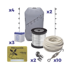 YONUSA SYSNG-HS-25M-KIT KIT Energizador para 25 Metros de proteccion