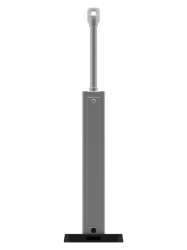 ZKTECO ZK-L5 – Soporte de Piso para Equipos de Reconocimiento Facial, Compatible con SpeedFace V5/V5L y H5/H5L, Proface X y FaceDepot 7BL, Altura Ajustable de 97 a 167 cm - Img 3