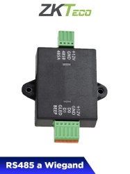 ZKTECO ZKT0730009 ZKTECO WR485 - Convertidor de Conexion RS485 a Wiegand / Compatible con Panel de Control de Acceso C2260