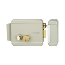 AccessPRO ACCESSRIMB Cerradura Electrica con Boton de Salida/ Incluye Llave / Exterior / Derecha