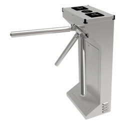 AccessPRO AP-1000-HD Torniquete Industrial en Acero Inoxidable Bidireccional USO RUDO Espacio para Lectora de Proximidad