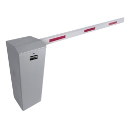 AccessPRO KIT-XBS-RB Kit de Barrera Vehicular Derecha Color Gris y Brazo Ajustable de 3.6 a 5.5 m