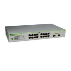 ALLIED TELESIS AT-GS950-16-10 Switch Gigabit WebSmart de 16 puertos 10/100/1000 Mbps (2 x Combo) + 2 puertos gigabit SFP (Combo)