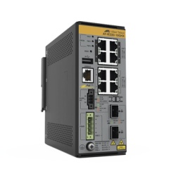 ALLIED TELESIS AT-IE220-10GHX-980 8x 10/100/1000T 2x 1G/10G SFP+ Industrial Ethernet Layer 2+ Switch PoE++ (TAA)