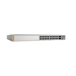 ALLIED TELESIS AT-X530-28GPXM-10 Switch PoE+ Stackeable Capa 3 20 puertos 10/100/1000 Mbps + 4 x 100M/1G/2.5/5G-T + 4 puertos SFP+ 10 G hasta 740 W fuente redundante