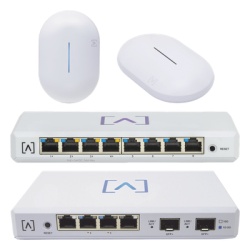 ALTA LABS ALTA-STR-KIT Starter KIT Alta Labs: Incluye 1 Router (Route10) / 1 Switch PoE (S8-POE) / 1 Puntos de Acceso WiFi 6 AP6 / 1 Punto de Acceso AP6-PRO / Bloqueo de Contenido / Administracion en