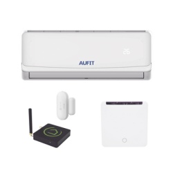 AUFIT AUFIT-SMART-Z-WAVE Kit para automatizacion / Compatible con cualquier Minisplit AUFIT / Minisplit CHI-R32-12K-110 / Termostato IR2900ZW / Hub controlador HC8 / Contacto magnetico Inalambrico CST