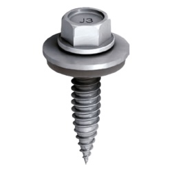 BASEL M00111 Tornillo Autoperforante EJOFAST / Acero Inoxidable A2 con Punta Endurecida / Arandela de Sellado de Acero Inoxidable / Aplicacion Antideslizante / Para Instalaciones Fotovoltaicas