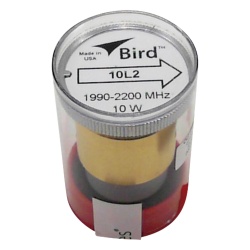 BIRD TECHNOLOGIES 10L2 Elemento de 10 Watt en linea 7/8" para Wattmetro BIRD 43 en Rango de Frecuencia de 1990-2200 MHz.