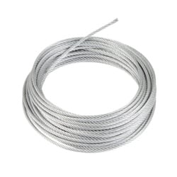 CAMESA SRET474CAM*55MTS Cable Retenida 7 Hilos Resistencia 1293 Kg. Diametro 3/16" (RETAZO DE 55 METROS).
