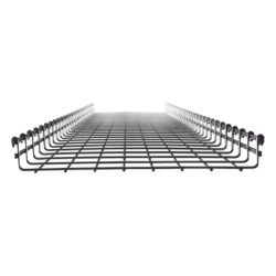 CHAROFIL CH-54-400EZ Charola Tipo Malla 54/400 mm Acabado Electro Zinc Hasta 344 Cables Cat6 Tramo de 3 Metros
