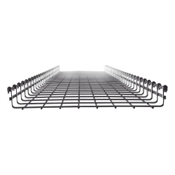 CHAROFIL CH-54-400EZ Charola Tipo Malla 54/400 mm Acabado Electro Zinc Hasta 344 Cables Cat6 Tramo de 3 Metros