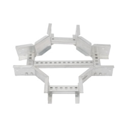 CHAROFIL CHXE8R8X6AK Derivacion "X" Horizontal de Aluminio Perfil Z / Peralte 3 1/4" / Ancho 6"/ Radio 8" / Incluye Tornilleria (CHXHEZ314R8X6AK)
