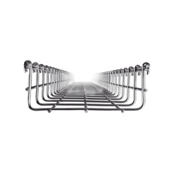 CHAROFIL MG-50-432EZ Charola Tipo Malla 66/150 mm Acabado Electro Zinc Hasta 158 Cables Cat6 Tramo de 3 Metros