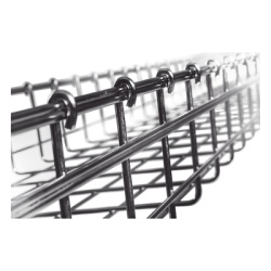 CHAROFIL MG-50-445EZ Charola Tipo Malla 116/300 mm Acabado Electro Zinc Hasta 554 Cables Cat6 Tramo de 3 Metros - Img 3
