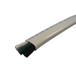 COBRA WIRE & CABLE B7W12T-30-500 Cable Marino Cobra 12/3 Triplex / 500 Pies (152.4 m) / Calibre 12 AWG / Cubierta PVC Retardante de Llama / 600V / Temperatura 105Â°C Seco y 75Â°C Humedo / Cumple UL 14