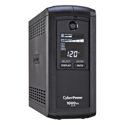 CYBERPOWER CP1000AVRLCDA UPS de 1000 VA/600 W Topologia Linea Interactiva Entrada 120 Vca NEMA 5-15P Tipo Mini Torre Con 9 Tomas NEMA 5-15R