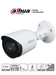 DAHUA DAH3950019 DAHUA HAC-HFW1200T-A - Camara Bullet de 2 Megapixeles con microfono integrado lente 2.8 mm angulo de vision de 103 IR 30 m IP67 metalica DWDR BLC HLC. Ideal para vigilancia co