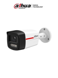 DAHUA DH-IPC-HFW2449TL-S-PROX - Cámara IP Bullet de 4 megapíxeles/ Lente 2.8mm/ 106°/ WizColor X Audio bidireccional / SMD Plus/ Protección Perimetral/ Luz cálida de 30m/ Ranura Micro SD hasta 512/ H265/ P67/ PoE/