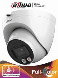 DAHUA DHT0040081 DAHUA IPC-HDW2449T-S-IL - Camara Domo IP de 4 Megapixeles/ Con Iluminador Dual InteligenteFull Color/ WizSense/ Lente de 2.8mm/ 95 Grados/ Microfono Integrado/30 Mts de IR y Luz Visib