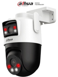 DAHUA DHT0060118 Dahua IPC-WPT1539DD-SW-5E2-PV - Camara IP PT Wifi Dual de 10 MP 2 Lentes de 5 MP cada uno (Fijo y PT) Iluminador Dual Inteligente/ IR de 50m Microfono y Altavoz Integrados IA Aut