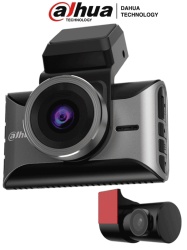 DAHUA DHT0390034 DAHUA S10 - Dashcam Equipada con 2 camaras: frontal (4K) y trasera (1080p) Pantalla de 3" Soporta ADAS Equipada con Wi-Fi GPS (local) y sensor G Capacidad de MicroSD hasta 256 G
