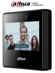 DAHUA DHT0810011 DAHUA ASA3223A-W - Control de asistencia con reconocimiento facial pantalla tactil de 4.3" WiFi capacidad para 2000 rostros y contrasenas 300 000 registros deteccion de vida en 0
