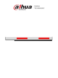 DAHUA DHT0960001 DAHUA IPMECD-0312-M30: Brazo de 3 metros en aluminio para barreras vehiculares compatible con instalacion derecha o izquierda. Cuenta con tira de goma elastica para prevenir aplastam