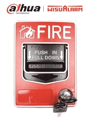 DAHUA DHT1430006 DAHUA WISUALARM DHI-HY-C124 - Estacion manual con doble accion convencional 2 Hilos Certificado CE 9-28V CD Facil instalacion