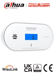 DAHUA DHT1440009 DAHUA WISUALARM DHI-HY-GC30A-R8 -Detector de Monoxido de carbon inalambrico interconectado con sensor electroquimico de alto performance e interconexion inalambrica con maximo 24 equi