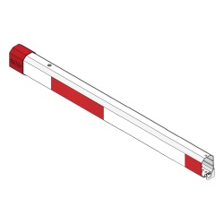 DKS DOORKING 1601-555 Brazo Octagonal de Aluminio de 4.2 metros / Compatible con Iluminacion Rojo-Verde (No incluida)