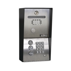 DKS DOORKING 1802-090 Audioportero Telefonico DKS Con Directorio / 100 Numeros Telefonicos / Control Para 2 Puertas / Gabinete Para Sobreponer / Marcacion a 16 Digitos / Linea analoga o digital