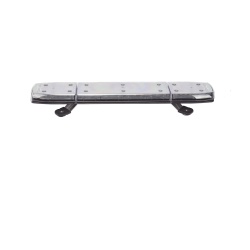 ECCO 11-024CAC-E-MG Mini Barra de Luces LED / 144 LED / Dual Color Ámbar/Blanco / 24 Pulgadas / Lente Transparente / Montaje Magnético y Permanente / IP69K / SAE Clase I