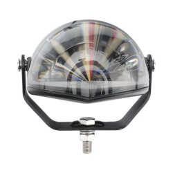 ECCO EW2031R Luz LED limite de arco color rojo para zonas de trabajo en montacargas y vehiculos