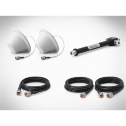 EPCOM EP1DIV-2ANT-3CCN Kit de Expansión de Antenas / 2 Domos / Divisor 3 Salidas / Jumpers 3 m (9.8 ft) y 15 m (49.2 ft)