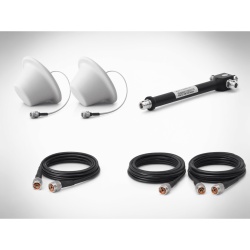 EPCOM EP1DIV-2ANT-3CCN Kit de Expansión de Antenas / 2 Domos / Divisor 3 Salidas / Jumpers 3 m (9.8 ft) y 15 m (49.2 ft)
