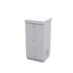 EPCOM INDUSTRIAL EFCB051106W Gabinete de Seguridad de Lamina Galvanizada para Almacenamiento de Baterias (Hasta 6 baterias PL110D12).