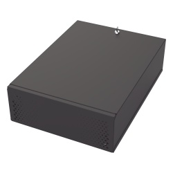 EPCOM INDUSTRIAL GABVID4R3 Gabinete Metalico para DVR/NVR con Chapa y llave.