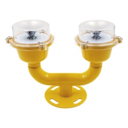 EPCOM INDUSTRIAL GS-LI-D Lampara de Obstruccion Doble color Rojo / IP65 / Luz fija o parpadeante / Voltaje de Operacion 110 AC / 220 AC