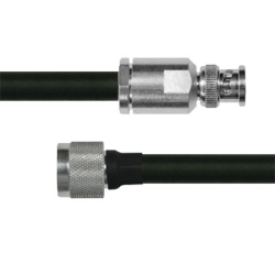 EPCOM INDUSTRIAL SBNC-214-N-180 Cable Coaxial RG-214/U de 180 cm (70.87 pulgadas) en 50 Ohm 0.425 CD-4 GHz con Conectores BNC Macho a N Macho.