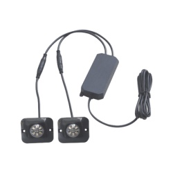 EPCOM INDUSTRIAL SIGNALING X12A Estrobos Ocultos de 6 LED Color ambar