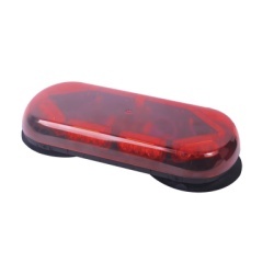 EPCOM INDUSTRIAL SIGNALING X605-R Mini barra con 24 LED Color Rojo y Montaje Magnetico de Succion