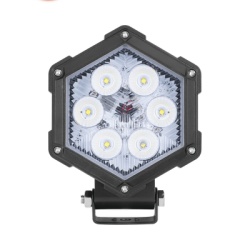 EPCOM INDUSTRIAL SIGNALING XCHR30 Luz de Trabajo Ultra brillante 6 Led 2200 Lumenes 30 watts 12-24 Vcc