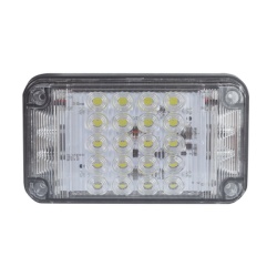 EPCOM INDUSTRIAL SIGNALING XLTE2345W Luz de Advertencia de 7X4" Color Claro Con Luces de Trabajo Ideal para Ambulancias