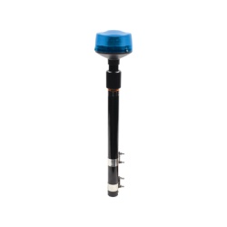 EPCOM INDUSTRIAL SIGNALING XMWL100B Luz telescopica Ultra Brillante para motocicleta color Azul