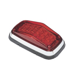EPCOM INDUSTRIAL SIGNALING XT1885R Luz de advertencia 8 X 4" Color Rojo IP67 SAE Ideal para Ambulancias
